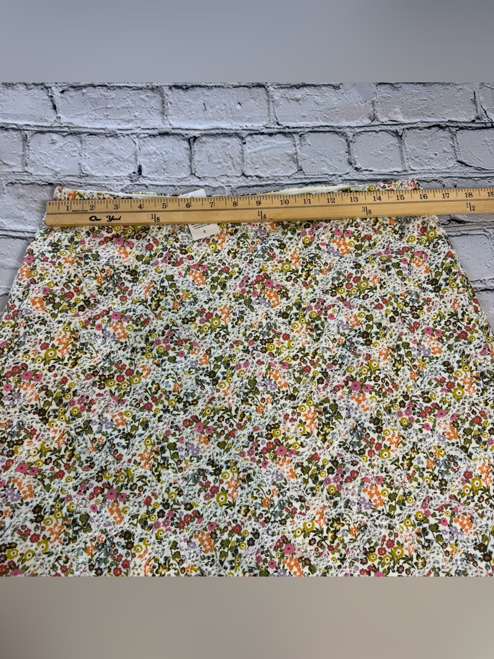 Loft Ann Taylor NWOT Eyelet Lace Dainty Floral Mini Skirt Cottagecore Size 8 - Picture 5 of 9
